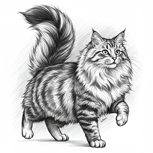 chat des forêst norvégiennes